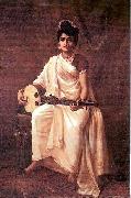 Raja Ravi Varma Malabar Lady oil on canvas